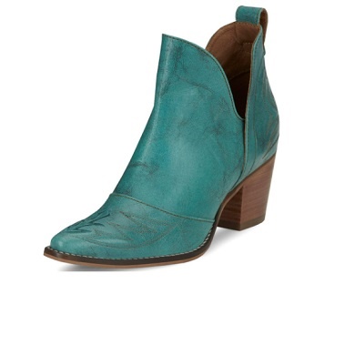 Turquoise Ankle Boots - Nocona Style # ME1928